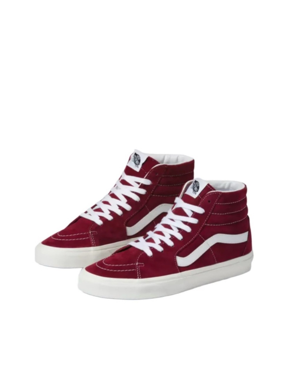 Vans High Top Sneakers in Burgundy
